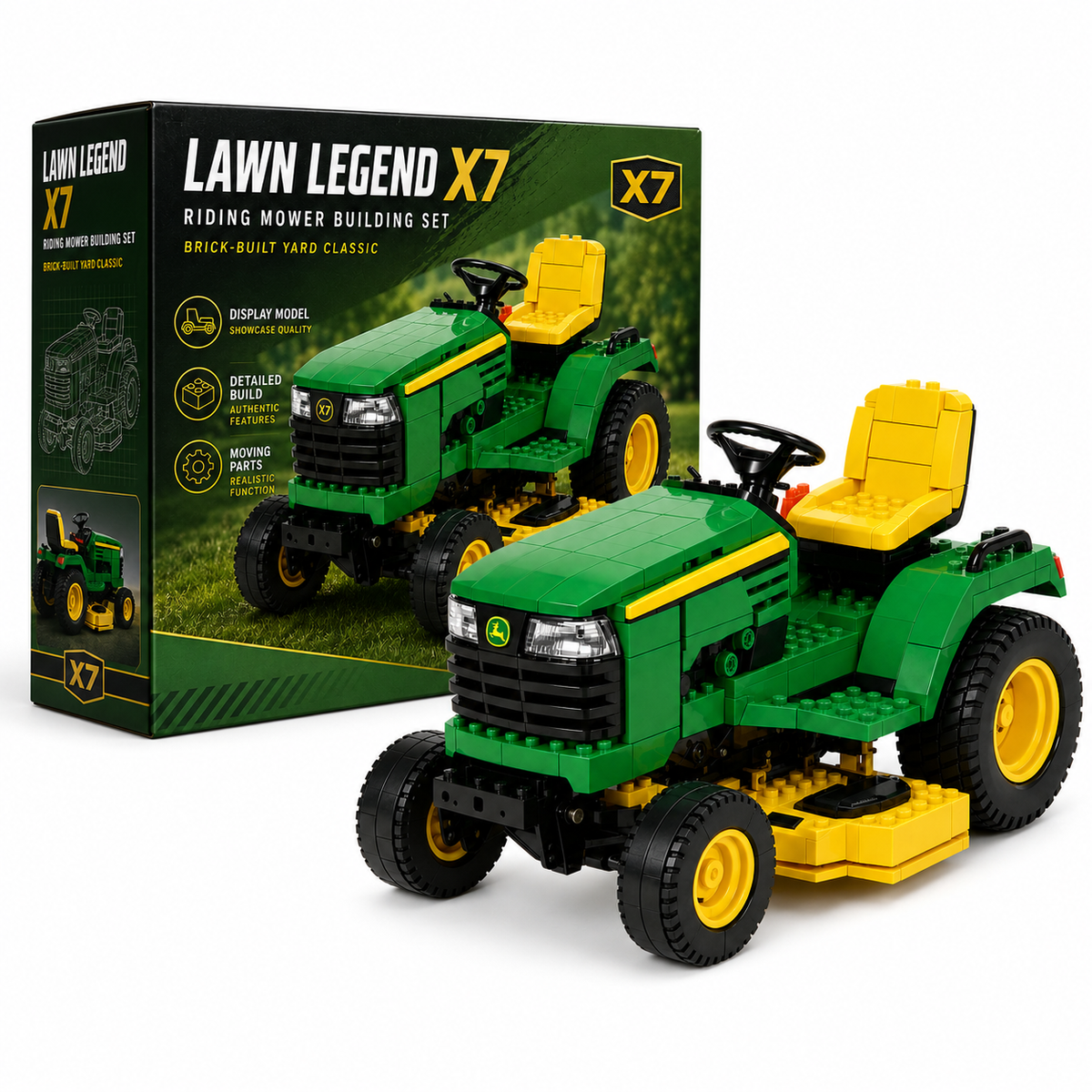 Lawn Legend X7 Riding Mower Building Set