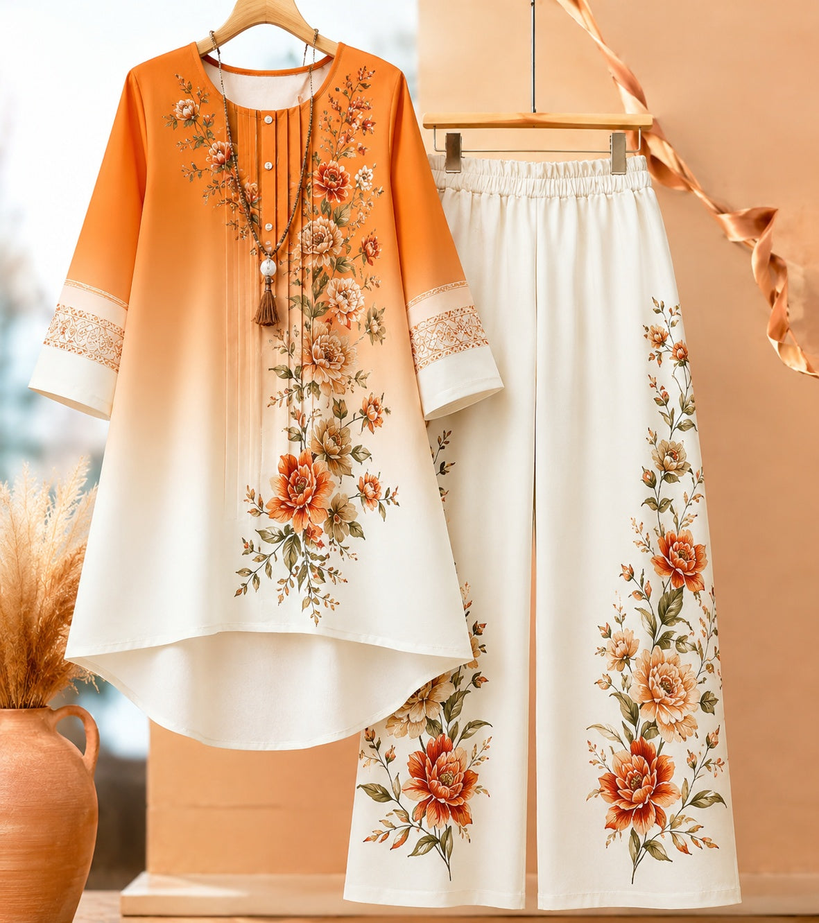 Amber Bloom Co-ord Set
