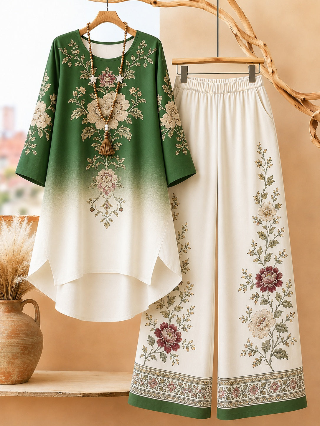 Emerald Garden Co-ord Set