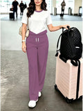 Striped Luxe 2-Piece Women's Pantsuit Set