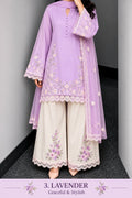 Floral Lace Work Kurta, Palazzo &amp; Dupatta