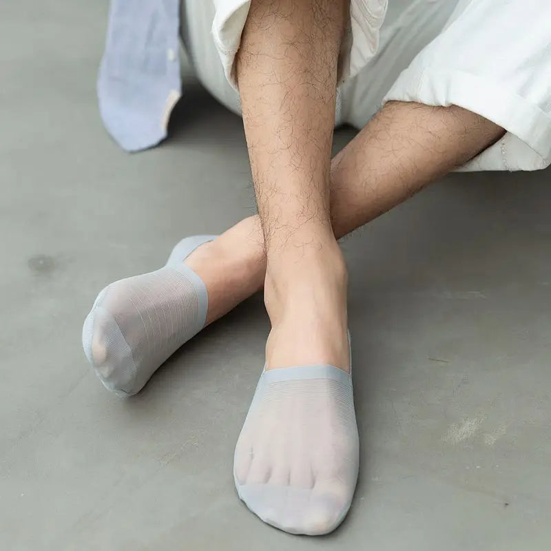 AeroGlide Ultra-Thin Summer Ankle Socks (5 Pairs)