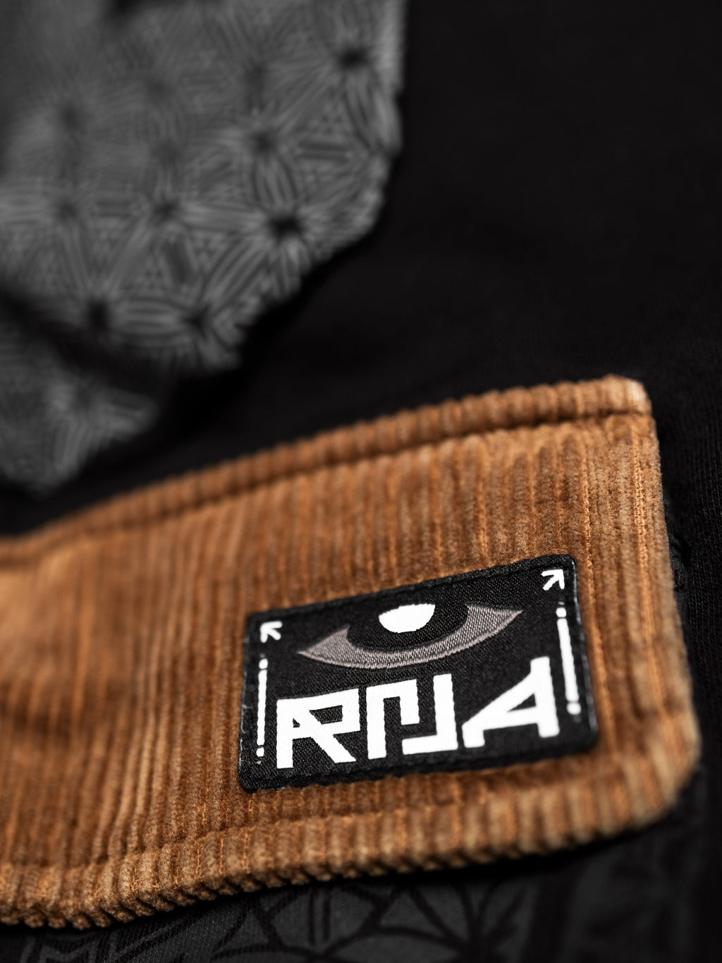 GEOMETRY OF BEING ✦ Tan/Black ✦ Corduroy Flow Joggers