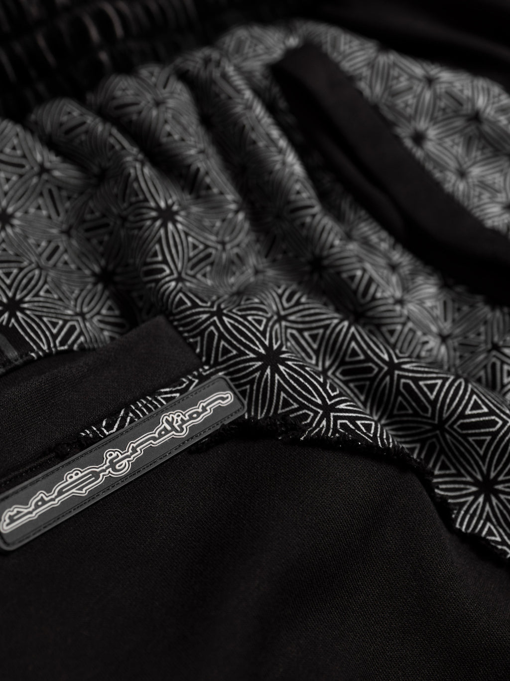 GEOMETRY OF BEING ✦ Black/Gray ✦ Corduroy Flow Joggers