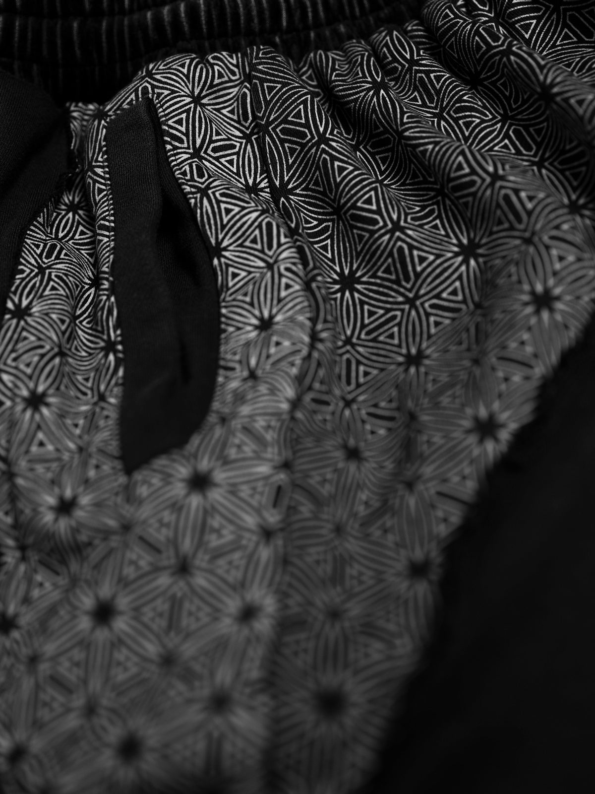 GEOMETRY OF BEING ✦ Black/Gray ✦ Corduroy Flow Joggers