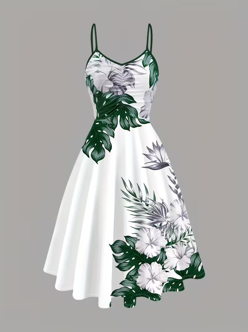 Midnight Bloom 2-Piece Midi Dress Set