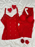 Red Polka Dot Pajama Set
