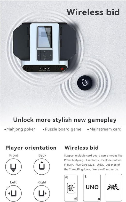 DealMaster 360° Auto Card Shuffler & Dealer