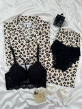 Leopard Print Pajama Set