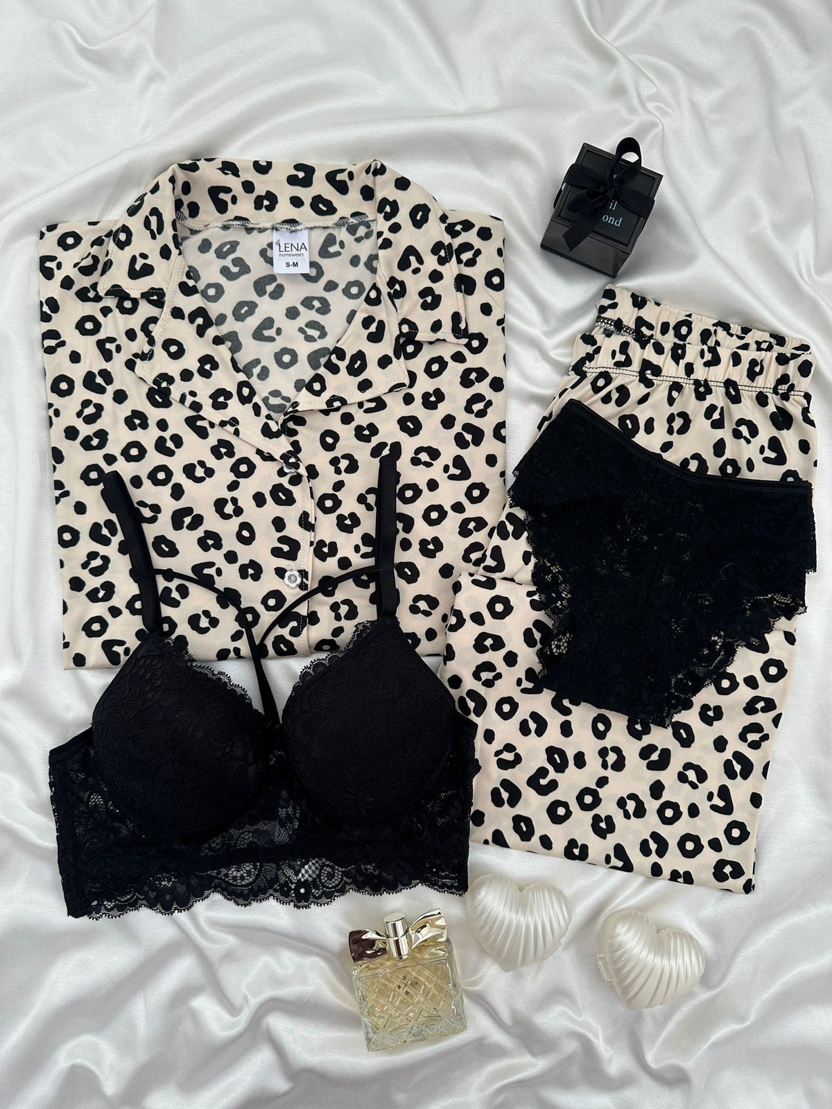 Leopard Print Pajama Set