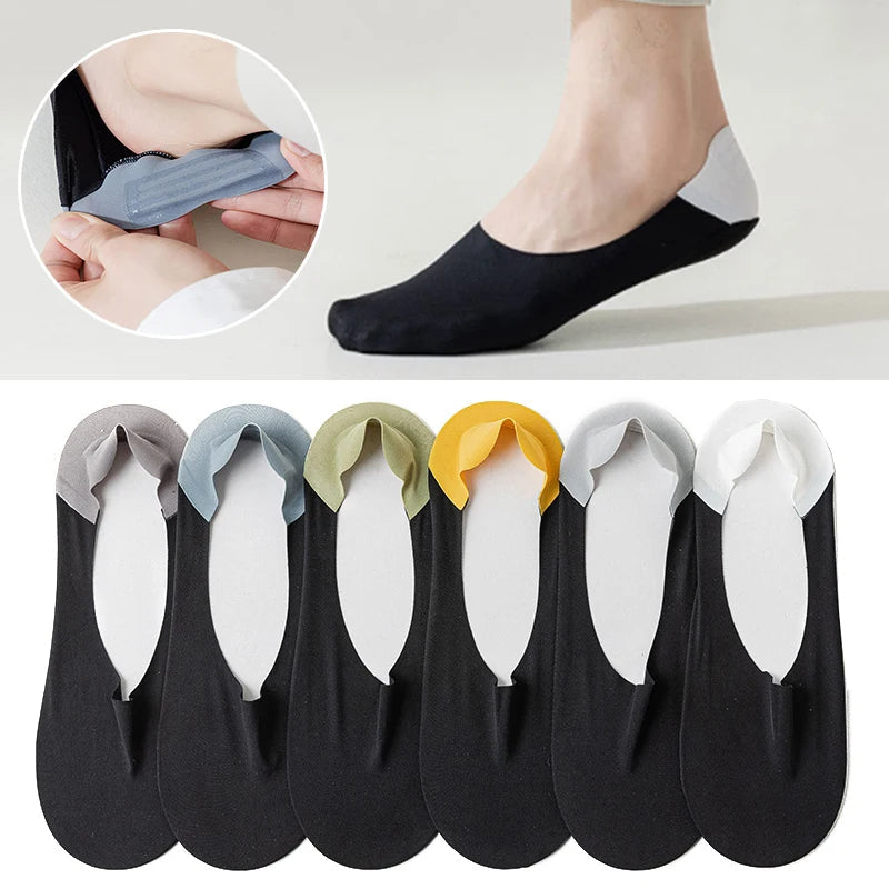 AeroGlide Two-Tone Mesh Boat Socks (6 Pairs)