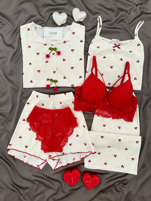 Cherry Blossom Pajama Set