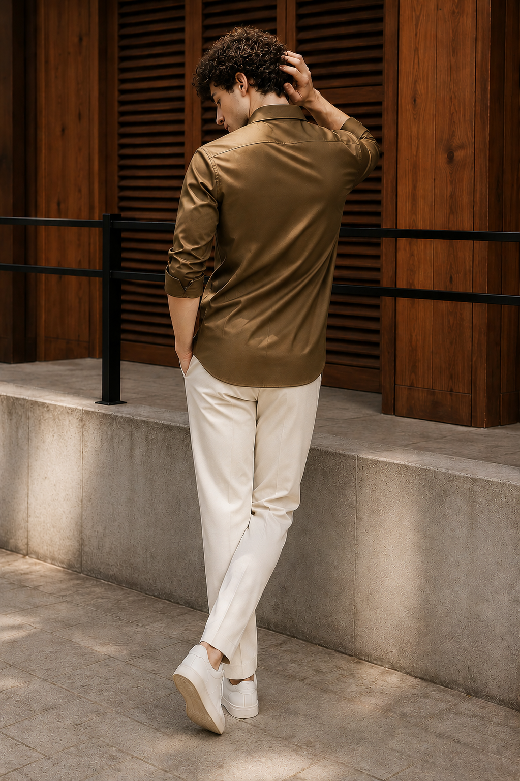 Taupe Classic Soft-Touch Shirt